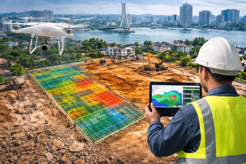 Professional Drone Mapping Services in Lagos. Kings Geo-Consult Services Ltd