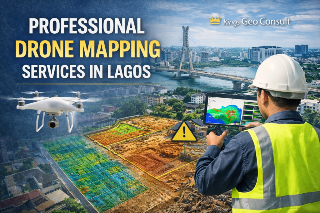 Professional Drone Mapping Services in Lagos. Kings Geo-Consult Services Ltd