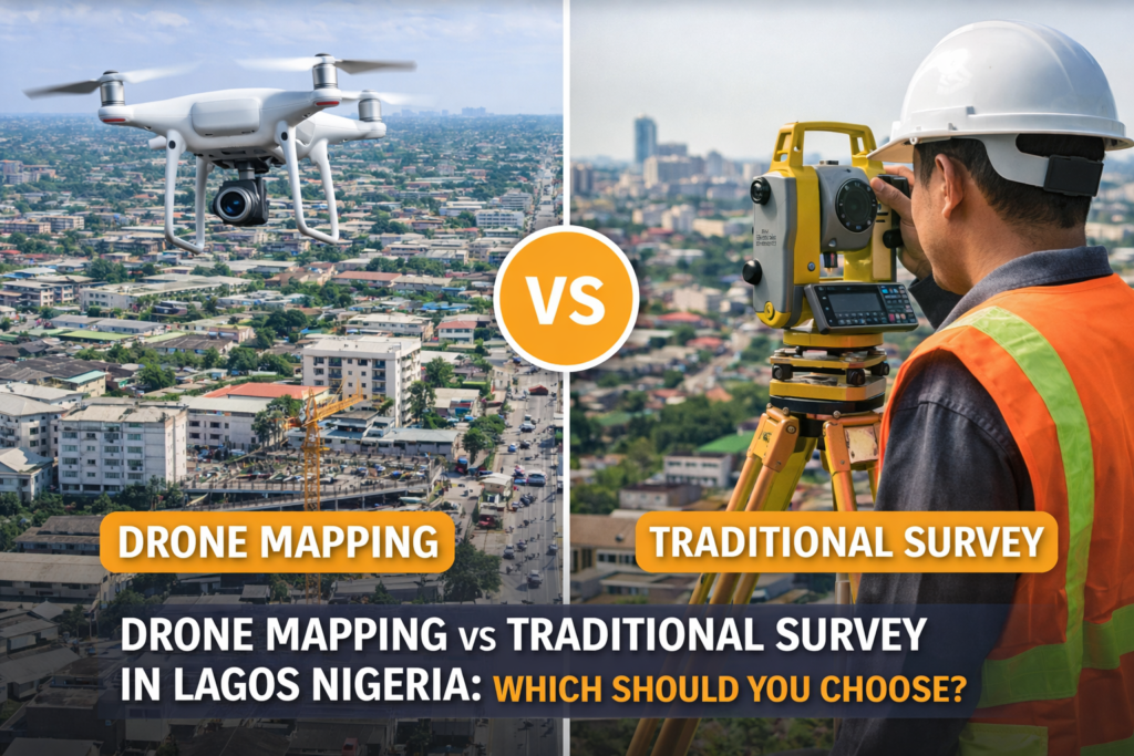 Drone Mapping vs Traditional Survey in Lagos Nigeria
