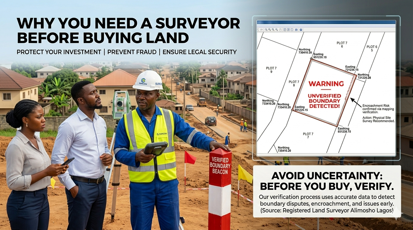 Why You Need a Surveyor Before Buying Land in Alimosho Lagos